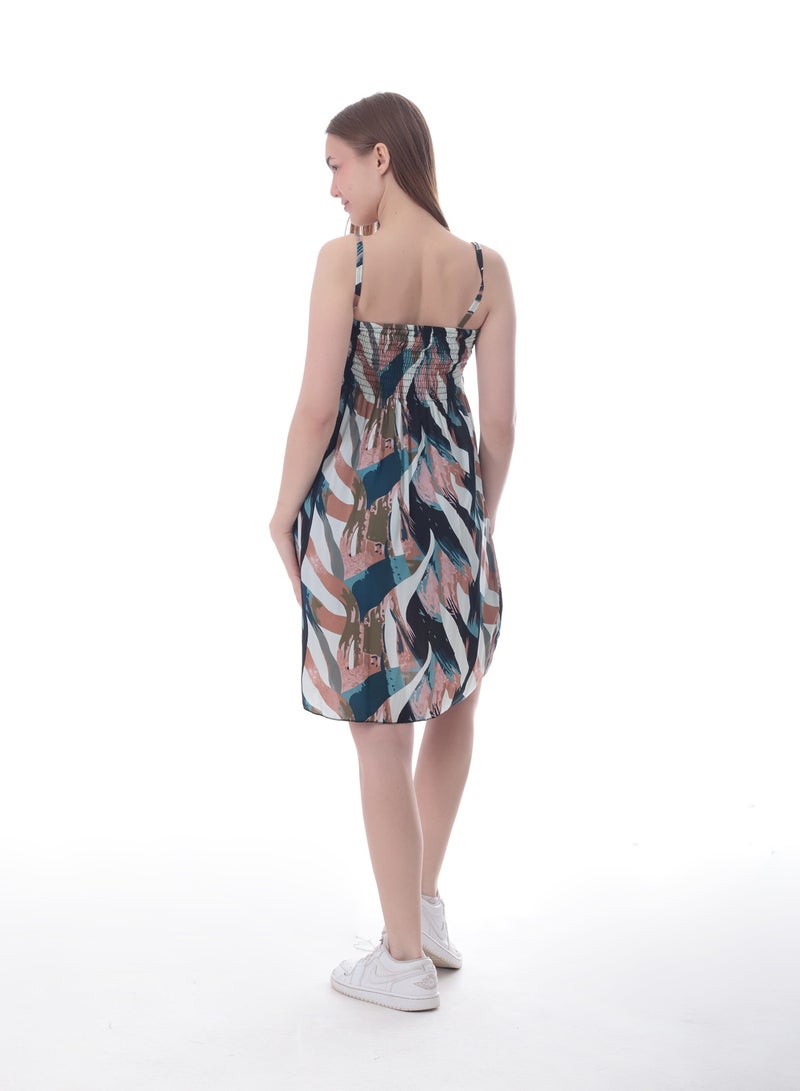 بيبو فستان حريمي قصير مشجر - Image 3