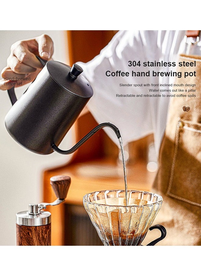 V60 Professional Coffee Set 11Pieces Espresso Set with 600mm Espresso Pot for Coffee Table Kitchen Camping - pzsku/Z89D9FC5A3A410F205D76Z/45/_/1722406685/e4209393-73ca-4f3b-9bf6-e0db513379d1