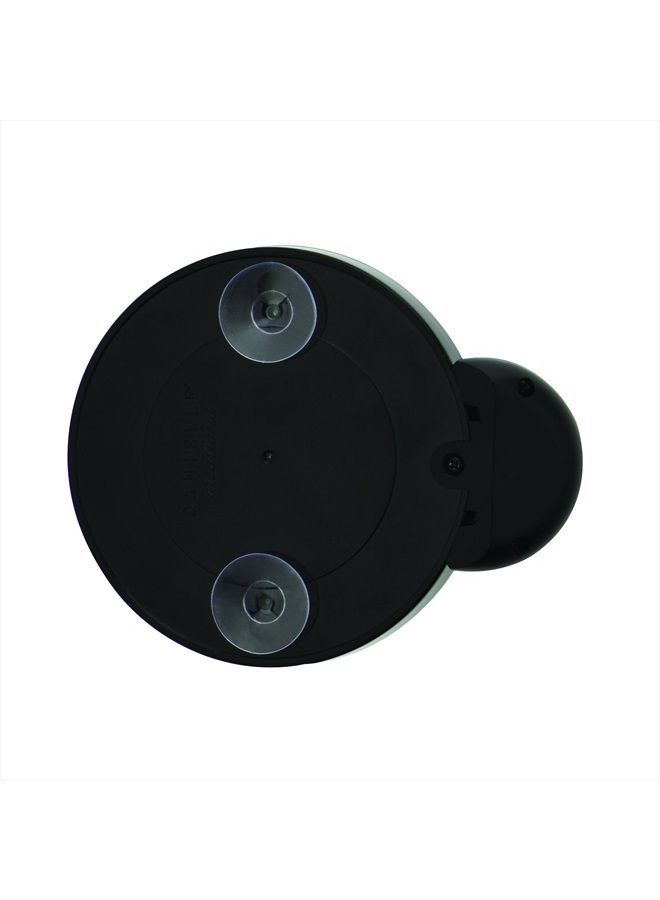 Danielle مرآة سفر بحجم 12x تكبير، سوداء/وردية، 0.15 رطل - Image 4