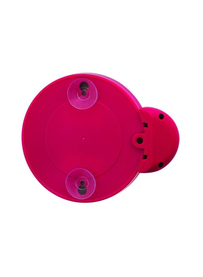 Danielle مرآة سفر بحجم 12x تكبير، سوداء/وردية، 0.15 رطل - Image 5