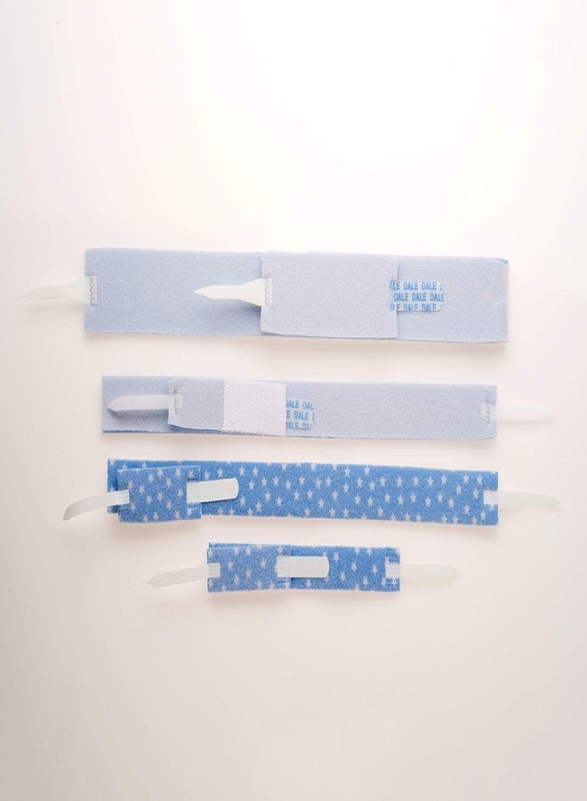 Dale Medical 240 Tracheostomy Tube Holder 1" Wide Neckband, Fits Up to 19.5" Neck, Blue (10 Count) - Image 1