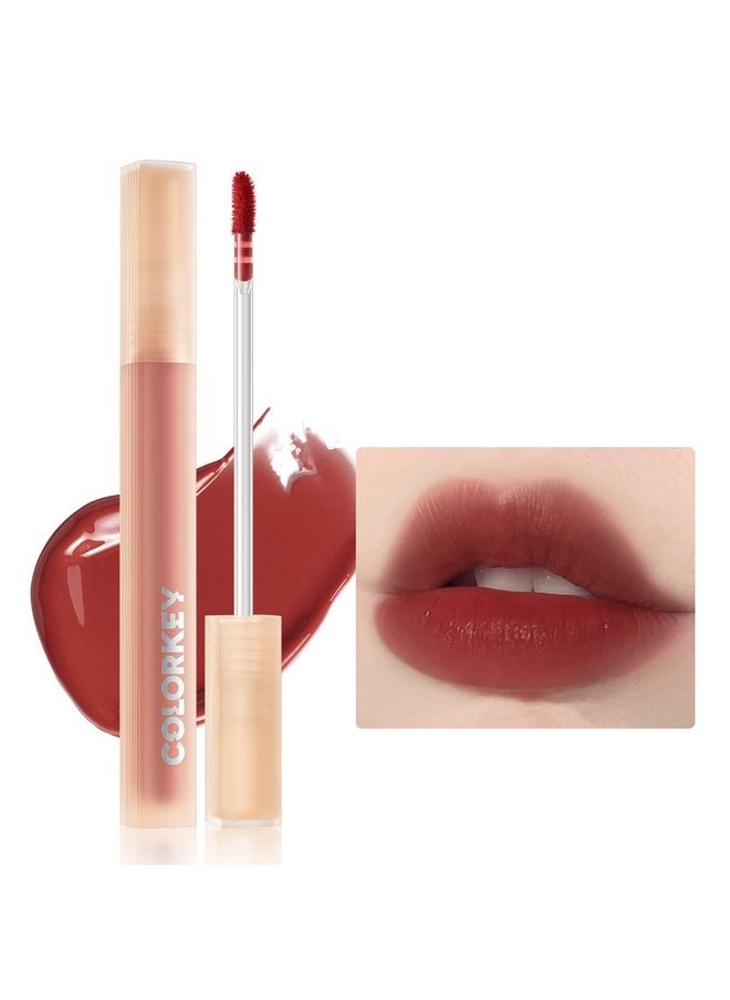 COLORKEY Soft Matte Water Lip Tint, Matte Finishs, Long-Lasting, Moist Fit Without Stickiness, Moisturized, Waterproof, Liquid Lipstick, Nude Lip Color (O346 Cinnamon Milk)  - Image 1