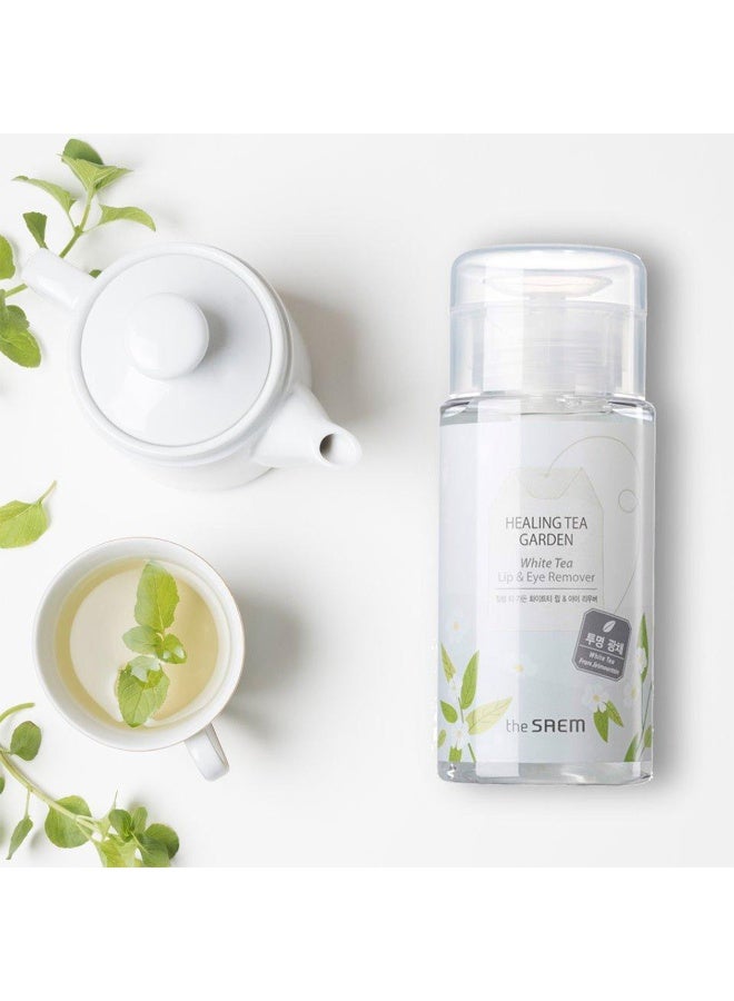 The Saem Healing Tea Garden White Tea Lip and Eye Remover 150ml - Image 2