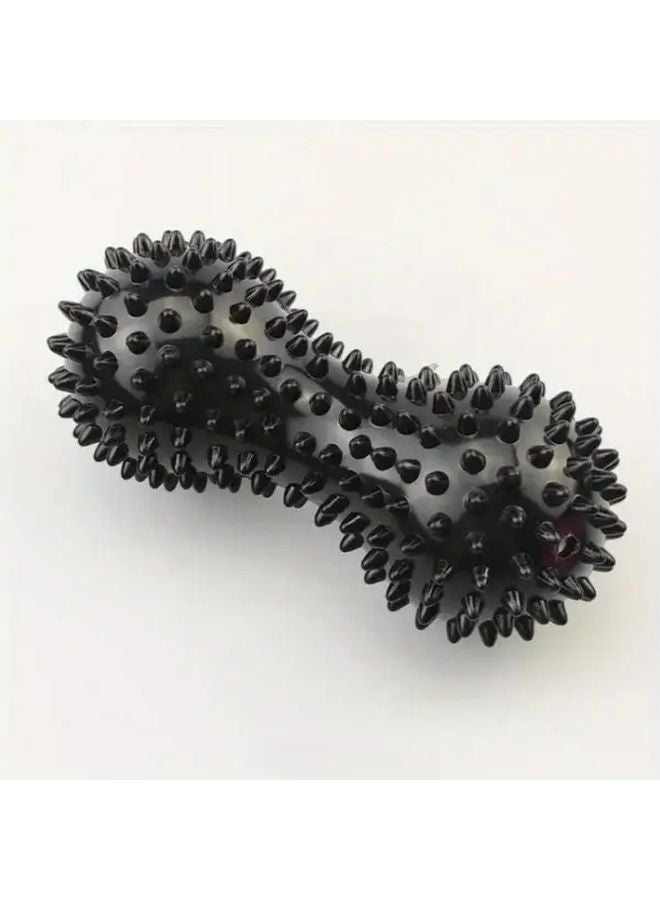 كرة تدليك الفول السوداني الأسود لتخفيف توتر العضلات واسترخاء الجسم بالكامل - Image 1