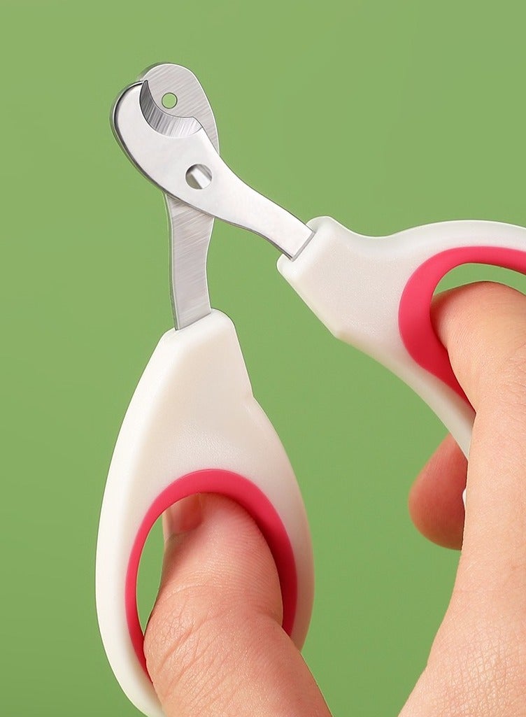 قلامة أظافر القطط بفتحة قص دائرية لقص أظافر القطط بقص أظافر الحيوانات الأليفة للحيوانات الصغيرة - Image 3