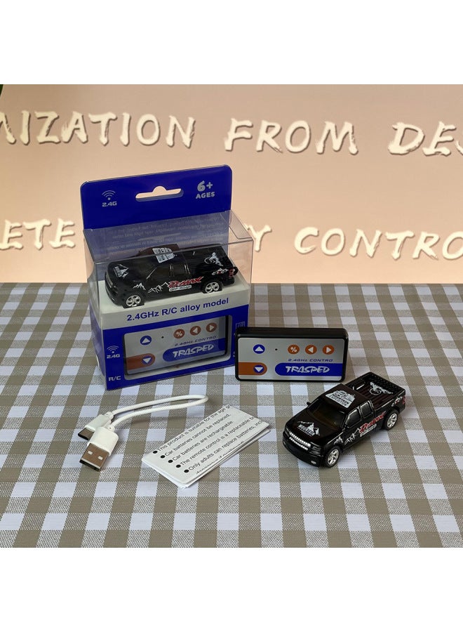 Children's Mini Electric Toy Pickup Truck Car Model With Light Charging Alloy Wireless Remote Control Car-Color:Mt931618Remote Control Car - Image 1