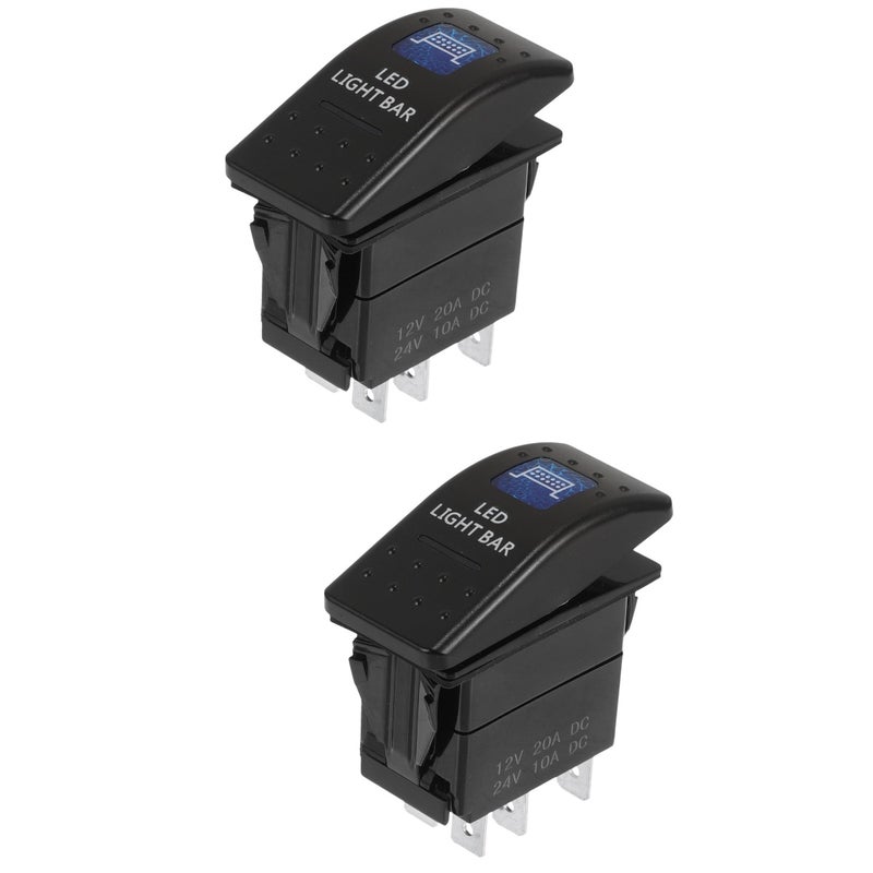 2pcs Switch -off Replacement Switch 12-24v Cars Stereo Rocker Switch - Image 1