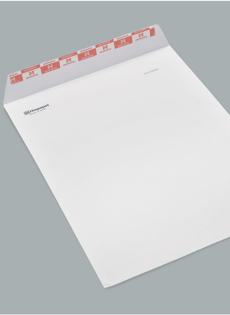 Hispapel - Hispapel Envelopes A4 Auto Seal White Color 12 x 10 Inches (1 Pack of 50) - Image 1