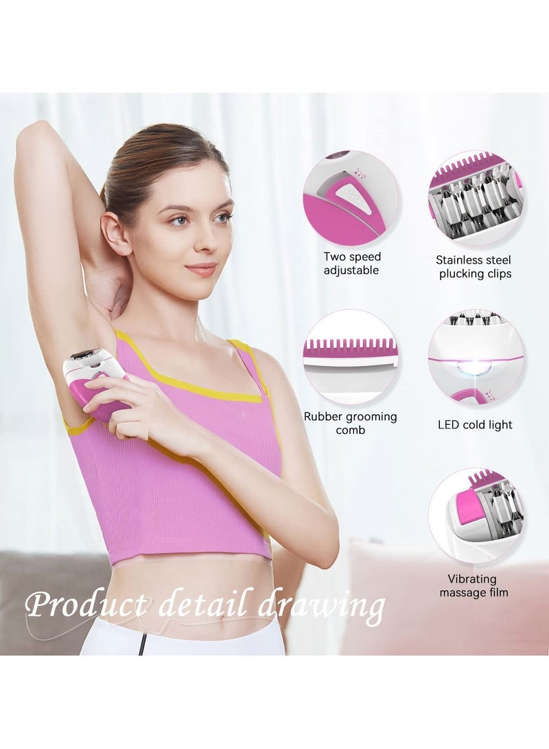 NIBEMINENT Women Smooth Epilator, Face Epilator for Facial Hair Remover Face, Body Glide - Image 2