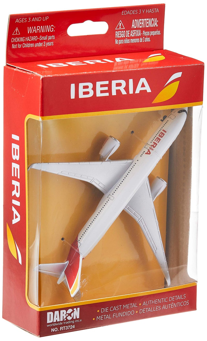Daron Iberia Single Plane Die-Cast Metal S Airplane Model Toy with Plastic Parts for Kids Ages 3+ - Image 3