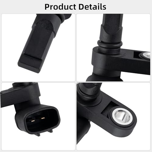 OVANOH Front Rear Right Side ABS Wheel Speed Sensor Compatible with Toyota Tacoma 2005-20 4Runner 2003-20 FJ Cruiser 2007-14 Land Cruiser 2008-20 Le-xus 2003-20 Passenger Side Replace 89542-04020 - Image 2