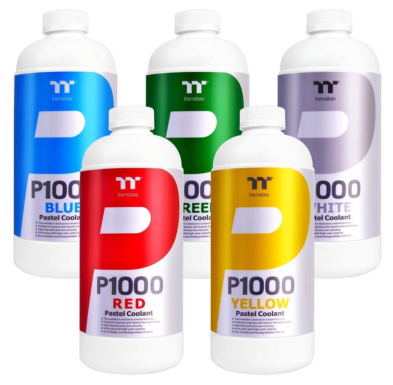 Thermaltake P1000 1000ml New Formula Red Pastel Coolant Anti-Corrosion Anti-Freeze Miimize Airlock CL-W246-OS00RE-A - Image 2