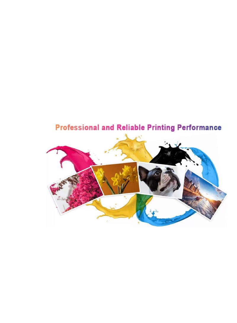 Terabyte 415A with Latest Chip Toner Cartridge compatible with W2030A W2031A W2033A W2032A 2030A 2031A 2033A 2032A Work with Laserjet Pro M454DN M454DW MFP M479DW M479FDN Printers (Yellow) - Image 2