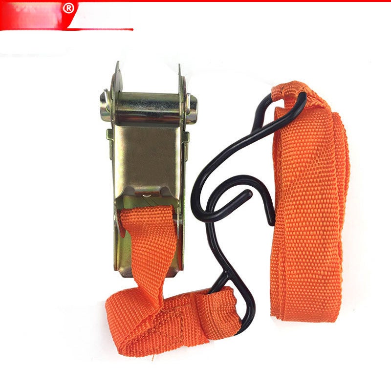 Orange 15 inch thick ratchet tensioner cargo binding belt car fastener polypropylene polyester tightening tensioner(9031) - Image 5