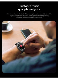 RollsTimi  Men's Bluetooth Smartwatch, With The Function Of Answering And Making Calls, With Sleep Monitoring And Fitness Heart Rate Monitoring, Suitable For Android And IOS Systems, Black  - Image 3