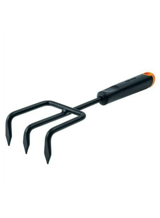 Fiskars Ergonomic Handle Rust Resistant Garden Cultivator Black and Orange 5 x 7.31 cm 365106