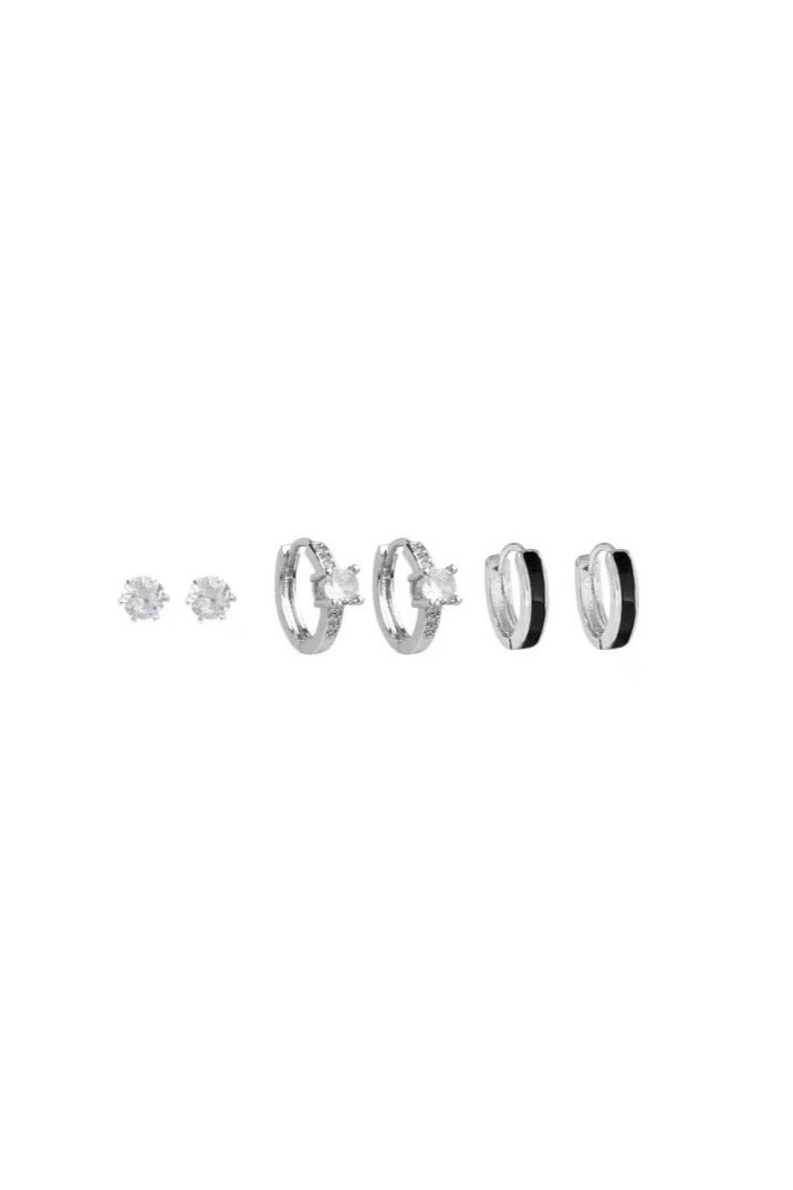 Goolsky New Trendy 6-Pair Earring Set for Women – Minimalist Luxury Studs, Edgy Chic Cold Girl Style, Versatile - Image 2