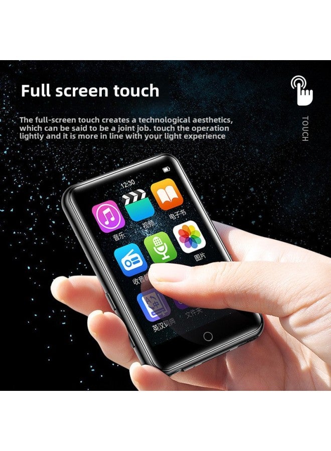 Lan Hui 3 Walkman Student Player 4 Senior High School English Listening To Songs Special Fiction Artifact Bluetooth 5-Body Color:3.0inch Touch Screen Bluetooth Version - Elegant Gray [cnc Process/free Headphones/storage Bag/otg-Memory Capacity:64gb-package 1: [hifi Metal Headphones]  - Image 3