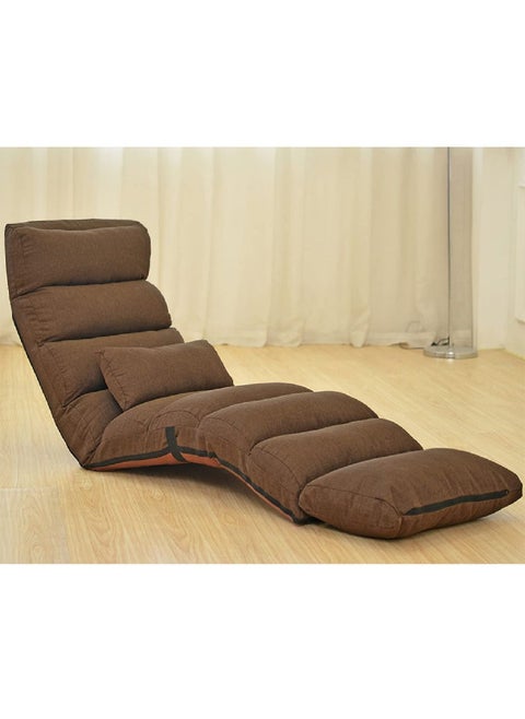 Floor Chair with Back Support, Adjustable 14 Angles, Lounge Chairs for Bedroom, Backrest and Headrest Can Easily Adjusted, Lazy Chair