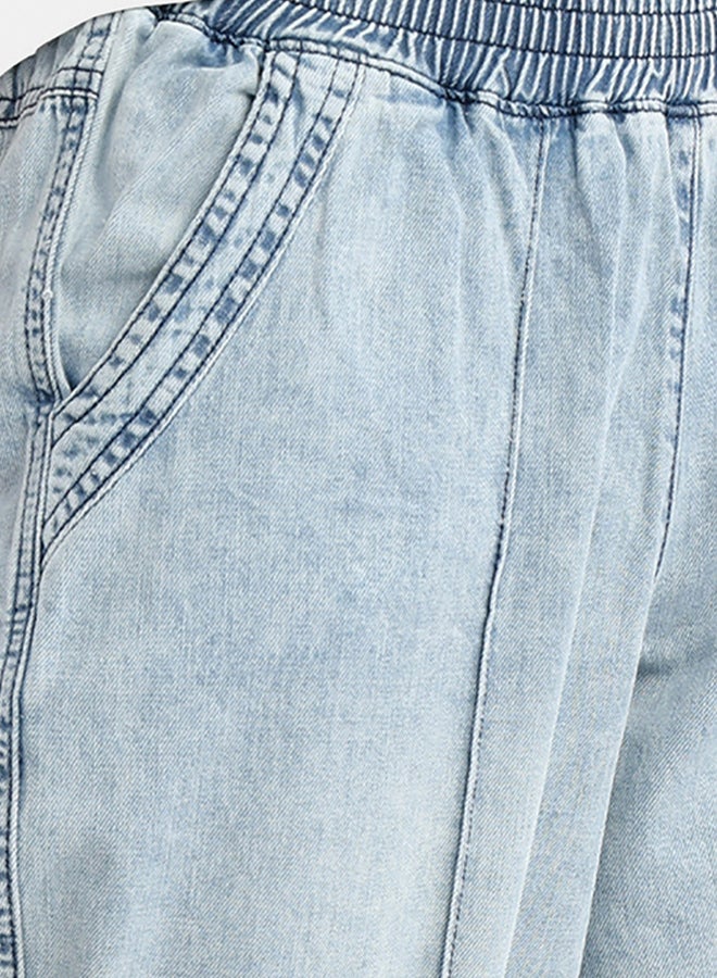 Carina Relaxed-Fit Denim Pants  - Image 4