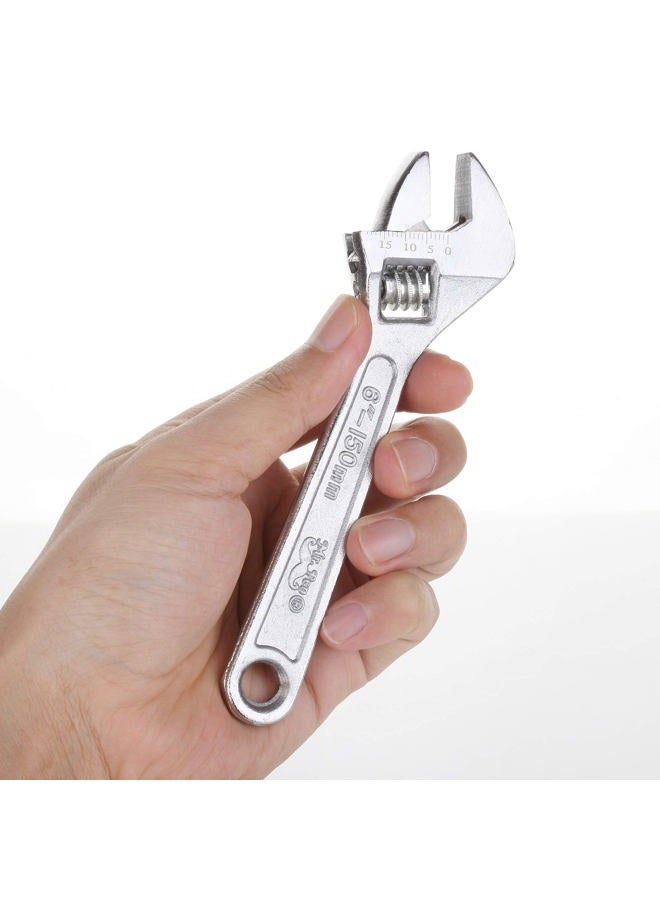 Mr. Pen Small Wrench, Adjustable, 6 Inches, Hex-Shaped Jaw Opens To 3/4 Inch, Made From Heat Treated Carbon Steel - Image 1
