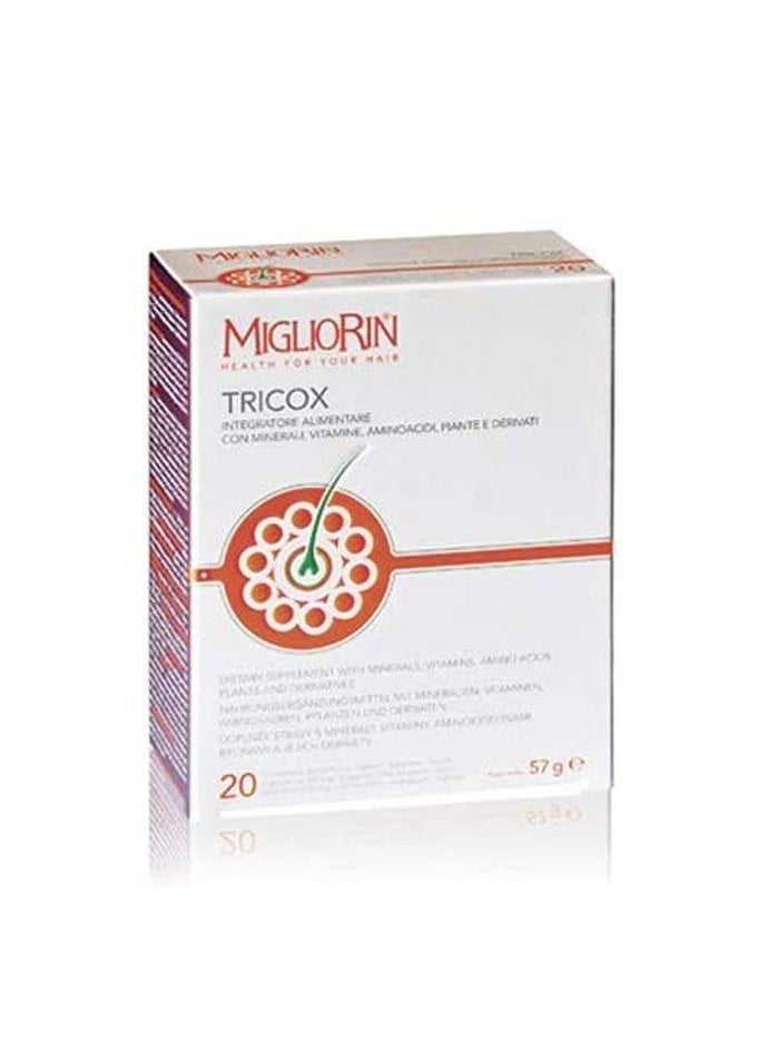 MIGLIORIN - Migliorin Tricox, 20 Capsules, Intensive Hair Growth & Strength Support - Image 1