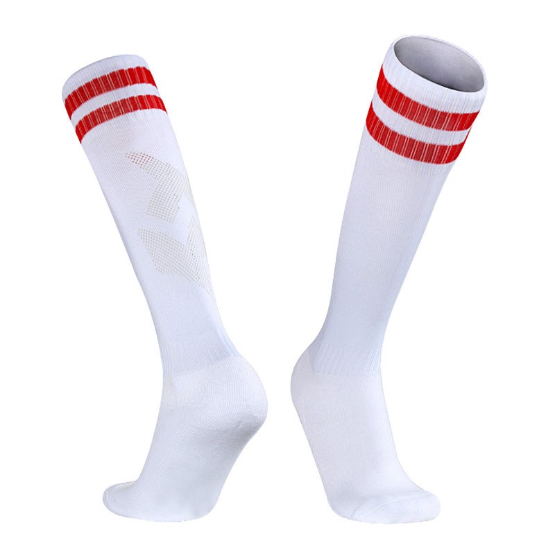 Anti-Slip Knee-High Soccer Socks for Kids Yellow  - Image 2