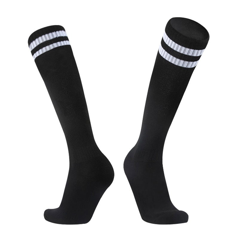 Anti-Slip Knee-High Soccer Socks for Kids Yellow  - Image 4