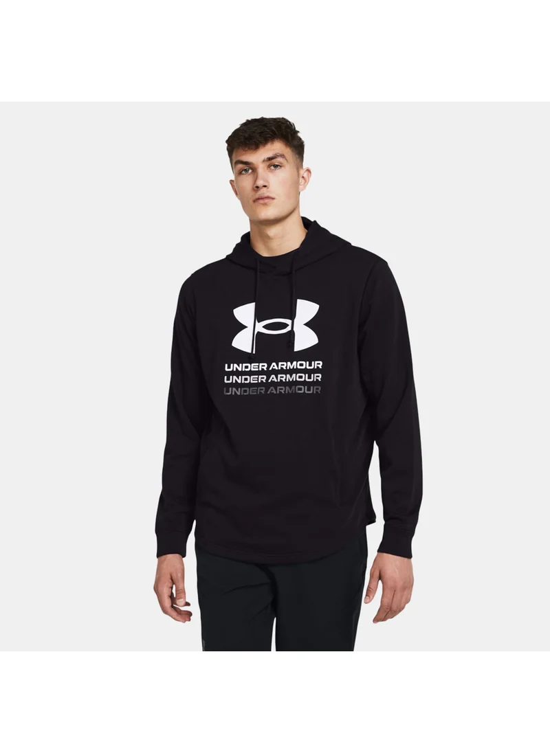 اندر ارمور Men's Rival Terry Graphic Hoodie