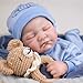 Aori Lifelike Reborn Baby Boy Dolls 20 Inch Realistic Sleeping Newborn Baby Doll with Weighted Body and Poseable Soft Vinyl Doll for Kids 3 Seniors Collectors - Image 4