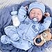 Aori Lifelike Reborn Baby Boy Dolls 20 Inch Realistic Sleeping Newborn Baby Doll with Weighted Body and Poseable Soft Vinyl Doll for Kids 3 Seniors Collectors - Image 2