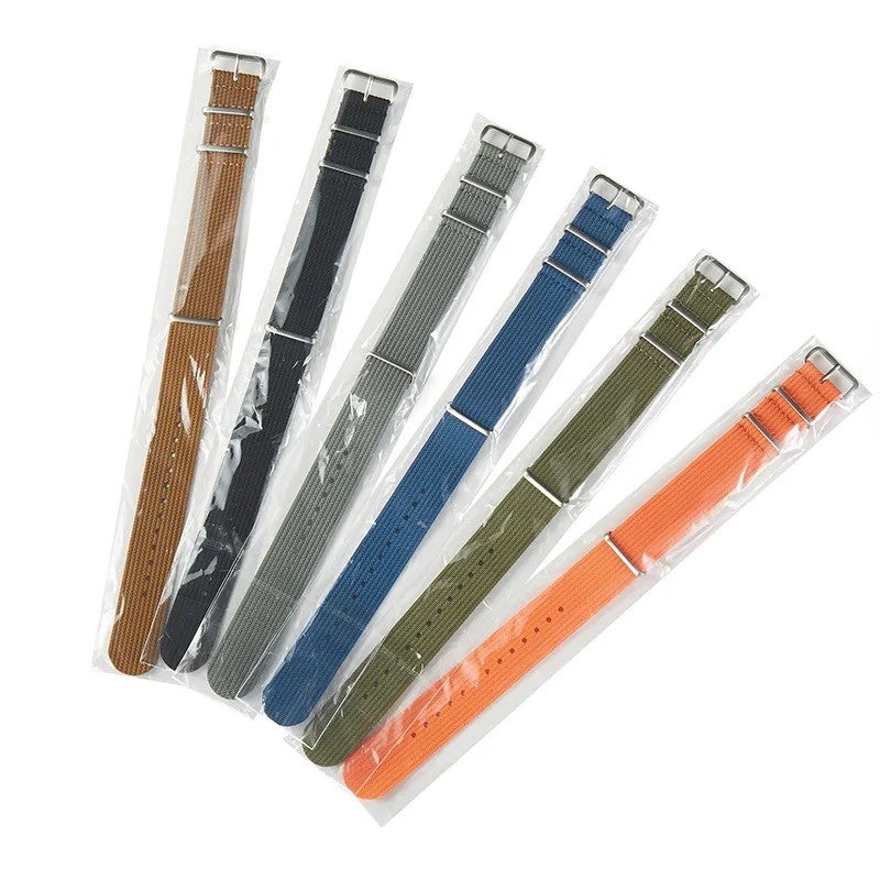 Bluejw Replacement Watch Strap 18mm 20mm 22mm 24mm Premium Braided Nylon Wrist Band – Durable Comfortable Watch Bands to Replace the Watch Strap - Image 4
