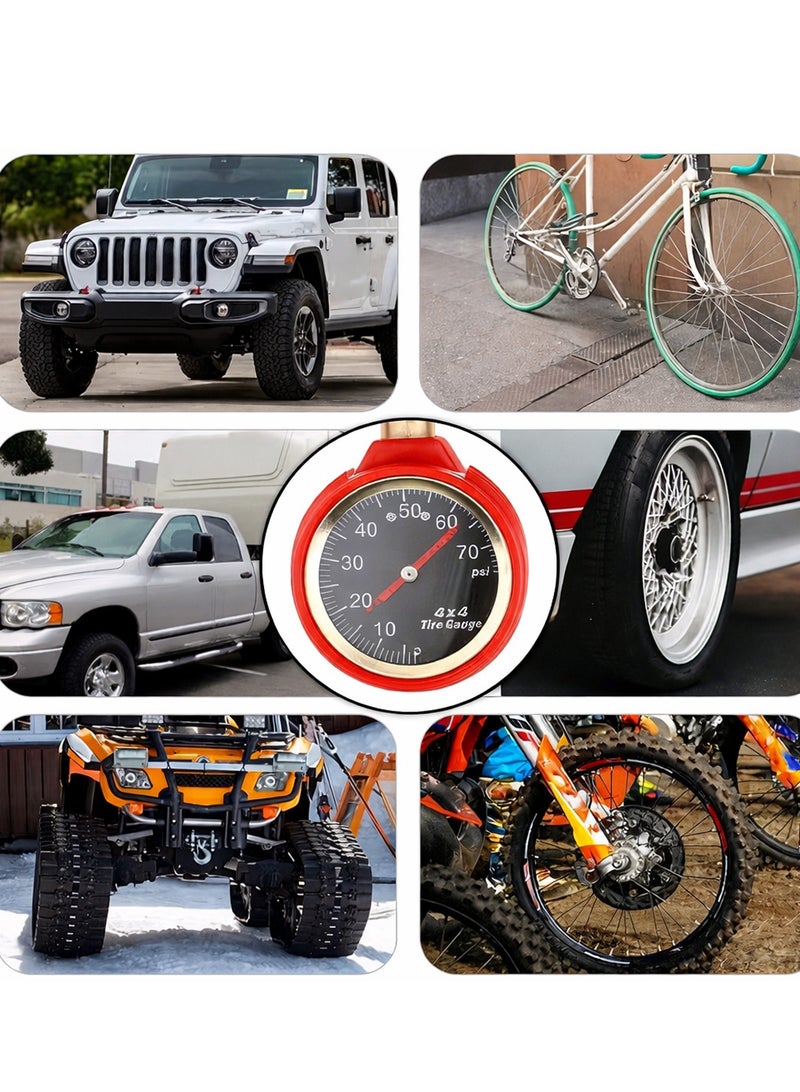 Fastest & Most Accurate Tire Deflator with Brass Gauge – Quick Air Down Kit for Car, Motorcycle, Bike, and 4x4 (30cm Durable Hose) - Image 5