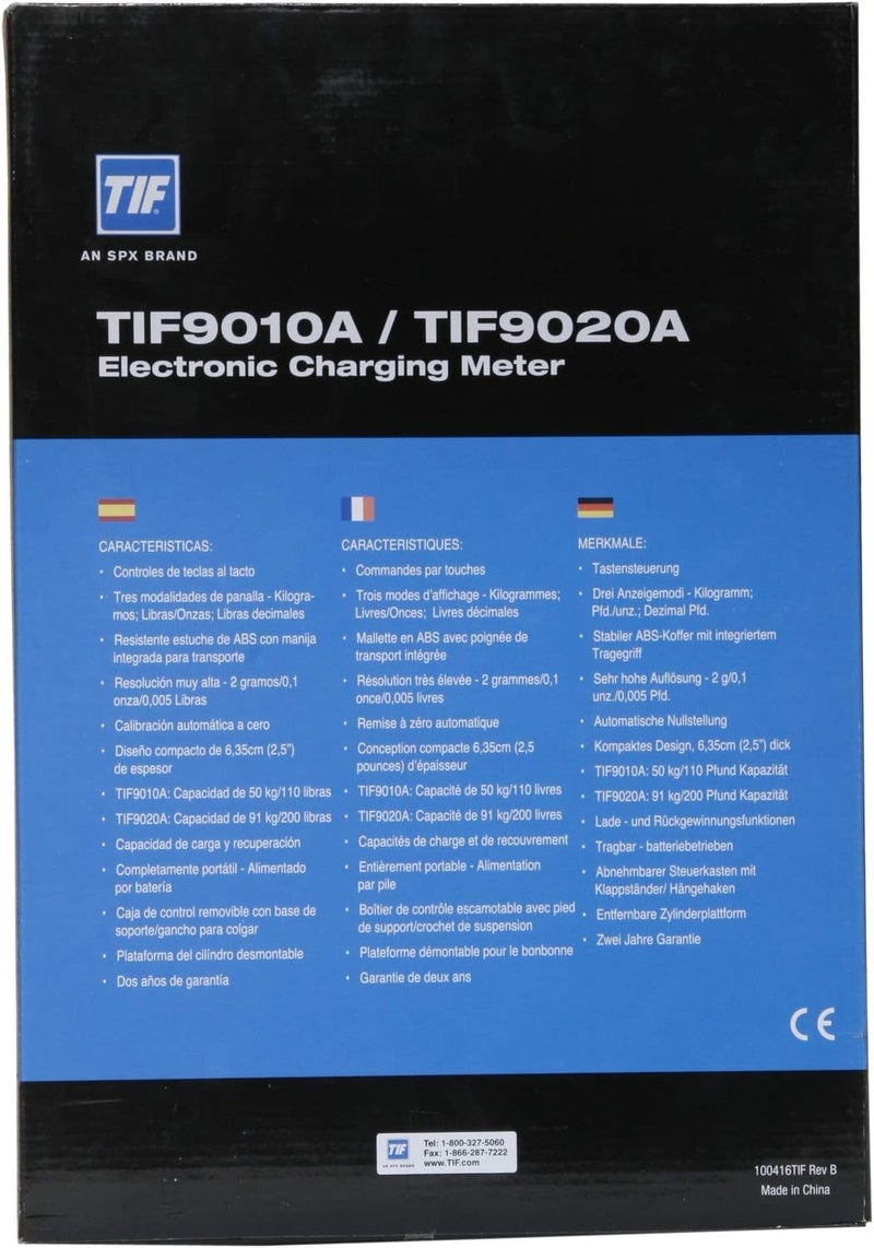 Robinair TIF9010A Slimline Refrigerant Electronic Charging Scale - Image 5