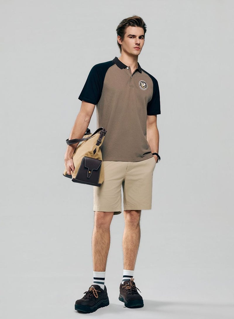 GIORDANO بولو مجموعة الصحراء للرجال بقصة ضيقة - Image 2