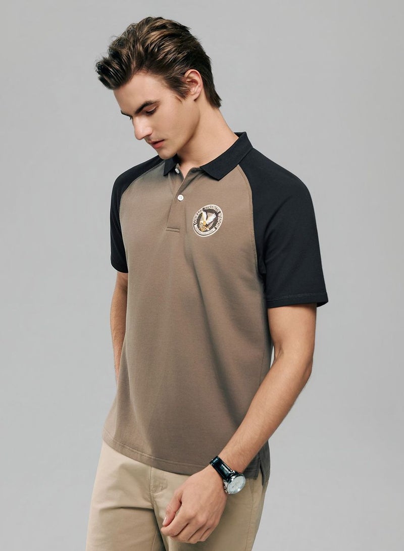GIORDANO بولو مجموعة الصحراء للرجال بقصة ضيقة - Image 1