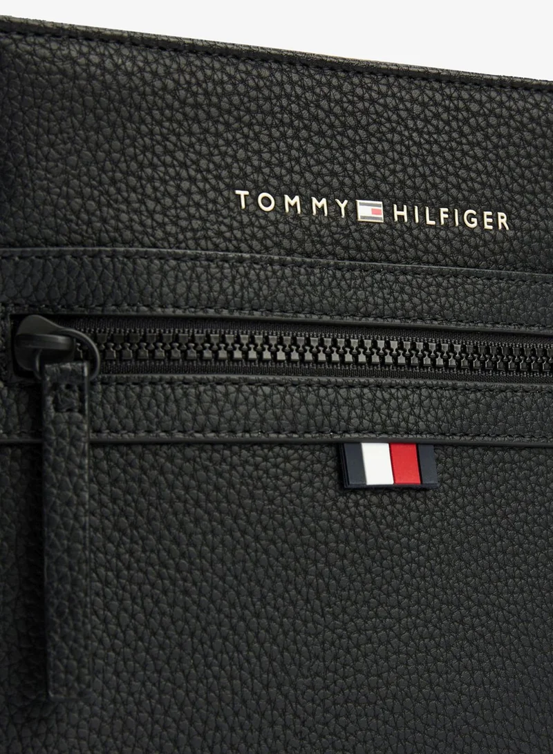 Tommy Hilfiger Black Essential Small Crossover Bag for Men | Best Price UAE