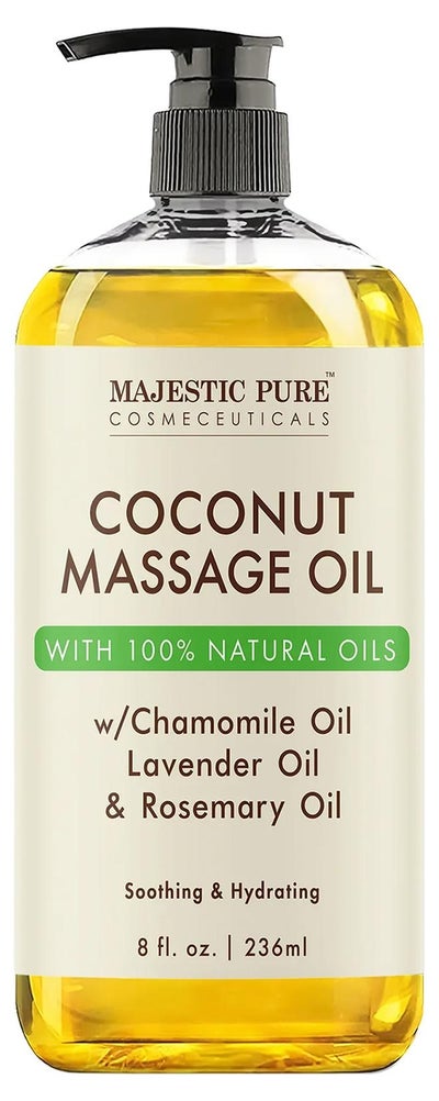 Majestic Pure Coconut Massage Oil - 236 ml | Ultra