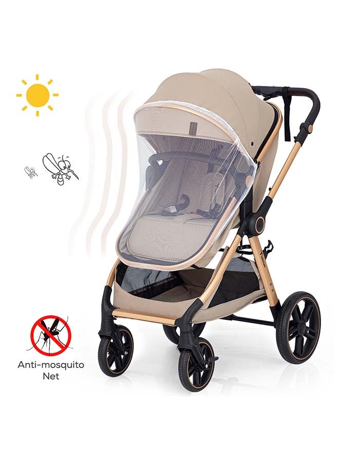 TEKNUM 3in1 Travel Prime Stroller - Beige - Image 5