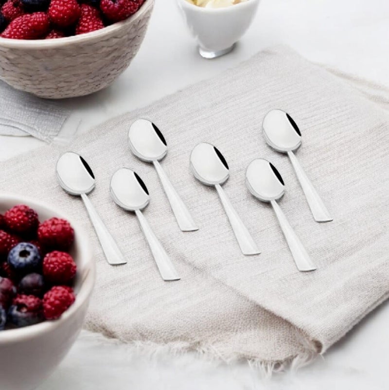 FnS Solo Stainless Steel Mirror Finish Tea Spoon (Set of 6) for Tea, Coffee and Spices - Image 5