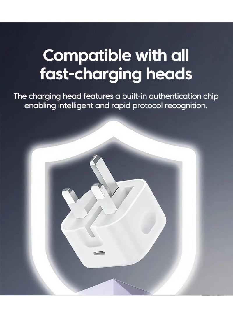 Yunpy 35W USB-C PD Fast Charger UK Plug, Quick Charge Power Adapter with Type-C Port for iPhone, iPad and other USB-C Enabled Devices - Image 4
