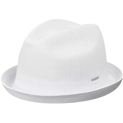 KANGOL قبعة كانغول تروبيك بلاير، قبعة صيفية للنساء والرجال، متوسطة، بيضاء - Image 1