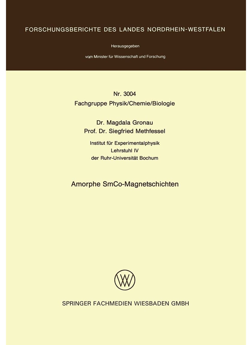 Amorphe SmCo-Magnetschichten  - Image 1