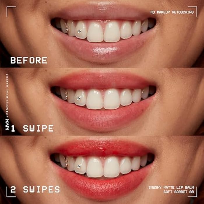 Nyx Professional Makeup, Smushy Matte Lip Balm Tone: Swipe Sesh Vegan Formula - Image 4