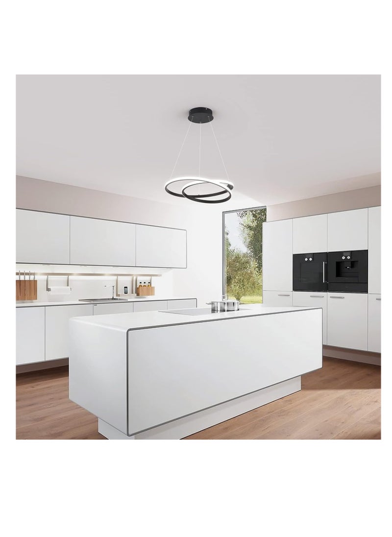 SUN SHINE Modern LED Dimmable Chandelier, 36W Ceiling Pendant Light  - Image 3