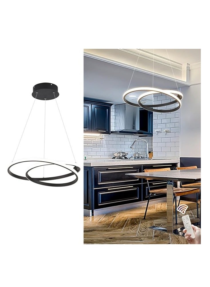 SUN SHINE Modern LED Dimmable Chandelier, 36W Ceiling Pendant Light  - Image 2