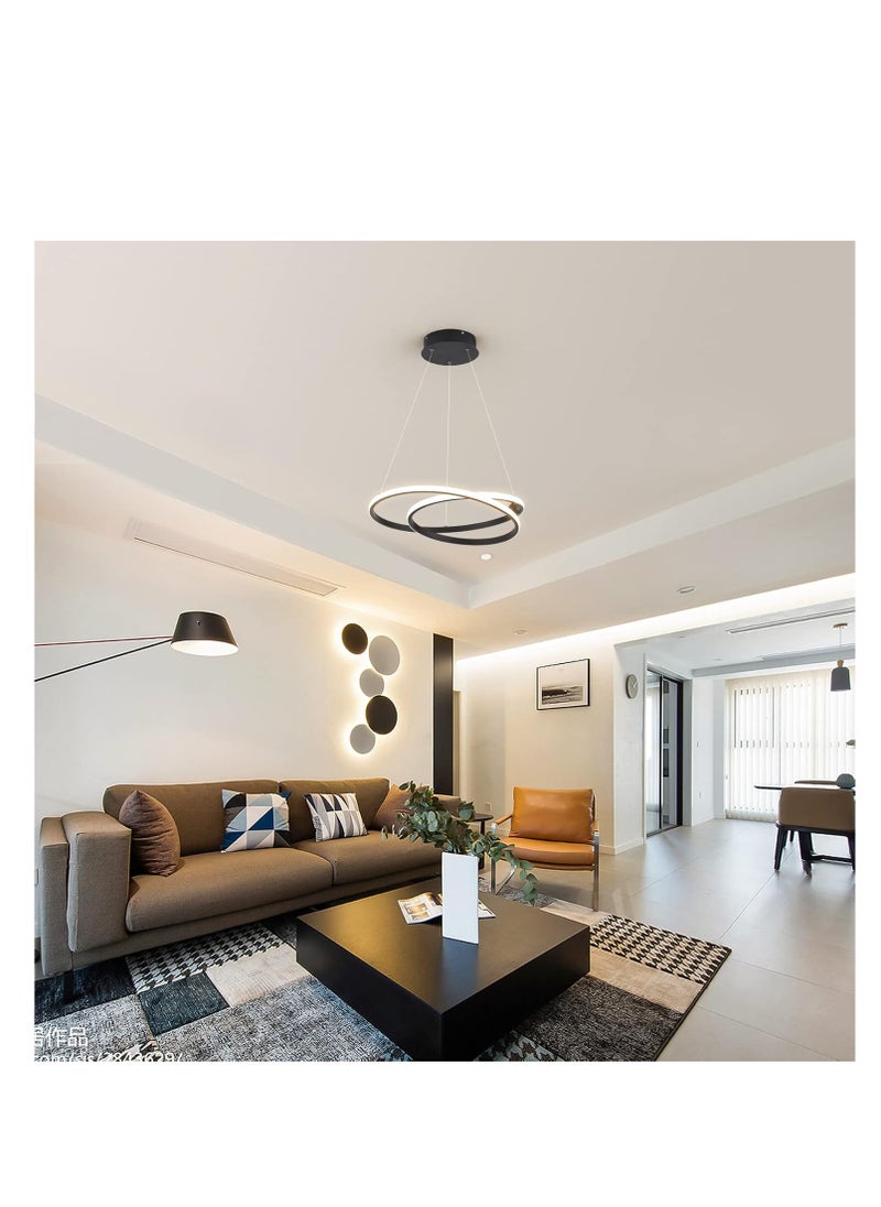 SUN SHINE Modern LED Dimmable Chandelier, 36W Ceiling Pendant Light  - Image 5