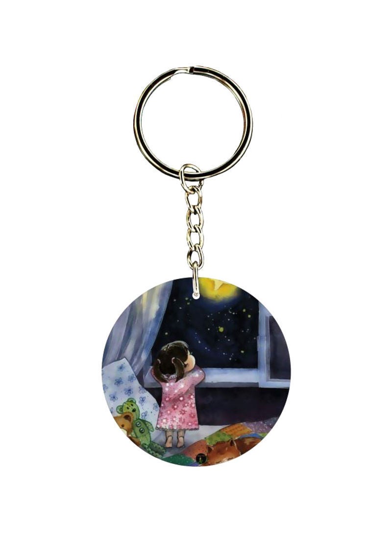 RKN Double Sided Child Printed Keychain