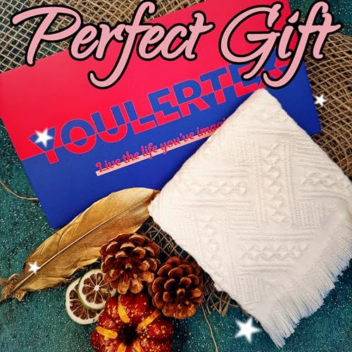 YoulerTex Luxury Decorative Hand Towels Bathroom: 2 Packs 14X30 100% Cotton Turkish Absorbent Soft Face Towel Set for Boho Bathroom Decor Kitchen Hotel Spa Farmhouse Guest Tea Gift (Cream White, 14"x30") - Image 4