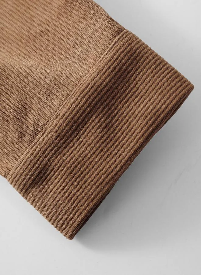 Take Two Men Texture Pocket Detail Long Sleeve Jacket